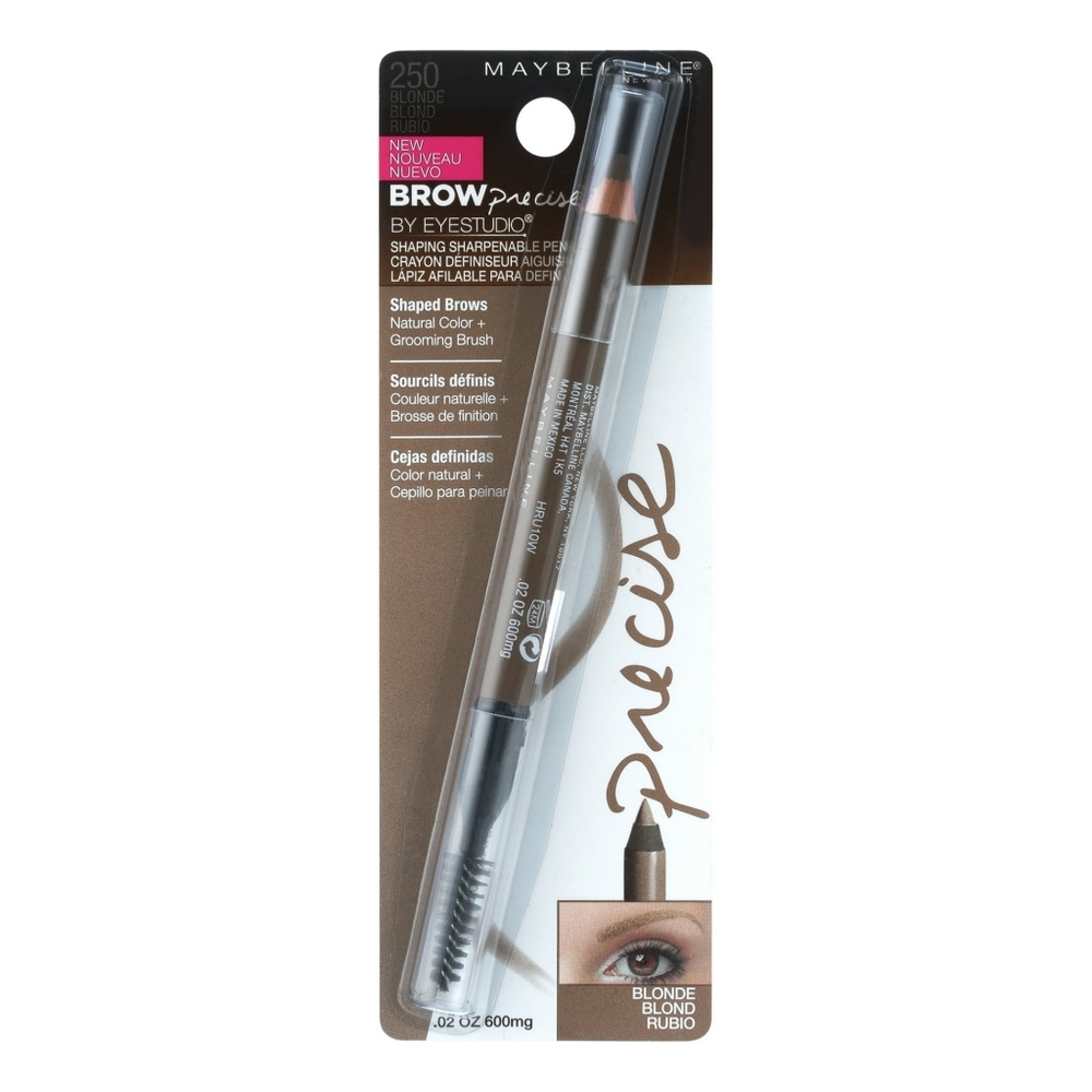 *3/15* NEW Maybelline New York Eyestudio Brow Precise Shaping Pencil Blonde 250